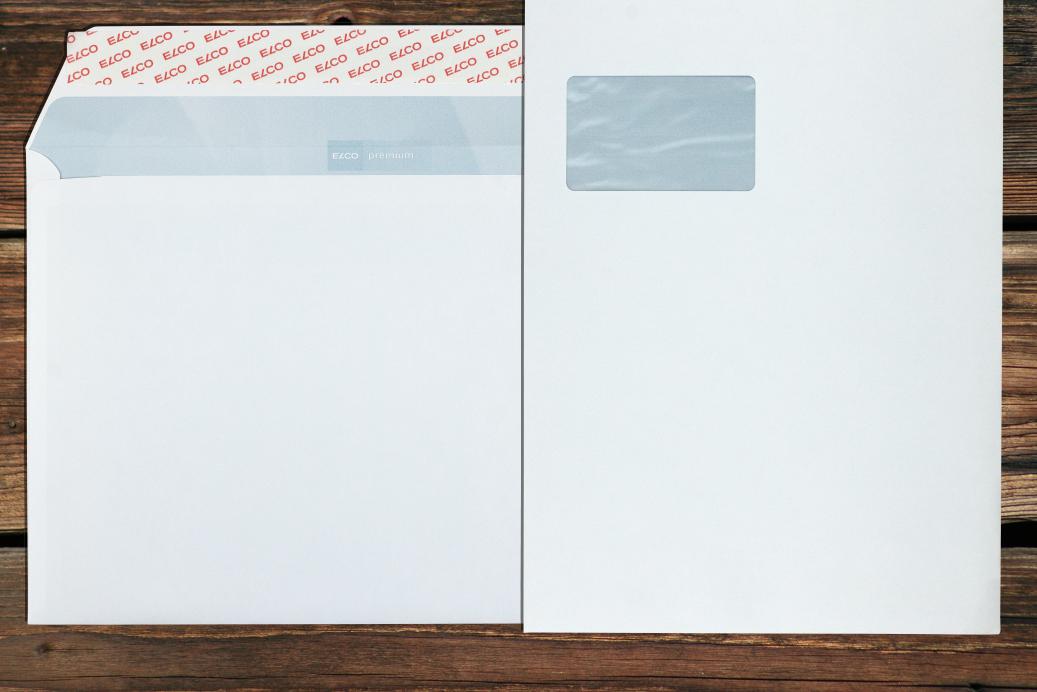 Briefhüllen mit Fenster C4 229x324 mm Haftklebend Hochweiß 100 g/qm